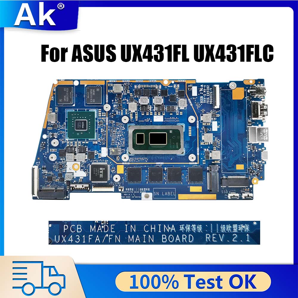 Ddr4 16Gb - UX431FA UX431FN Motherboard For ZenBook-14 UX431FAC