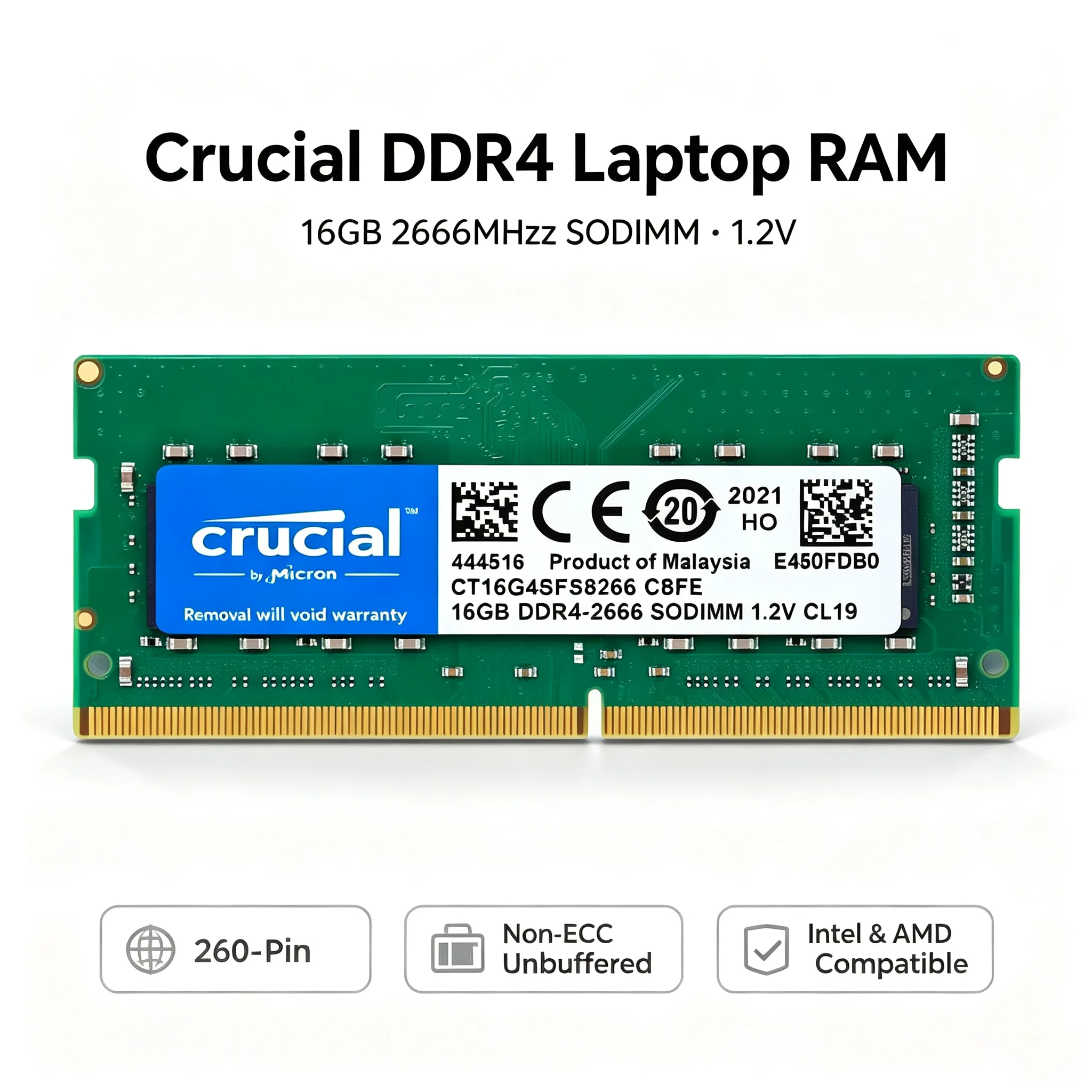 Crucial  1PCS/2PCS DDR4 Laptop - Sodimm Ddr4 review and price