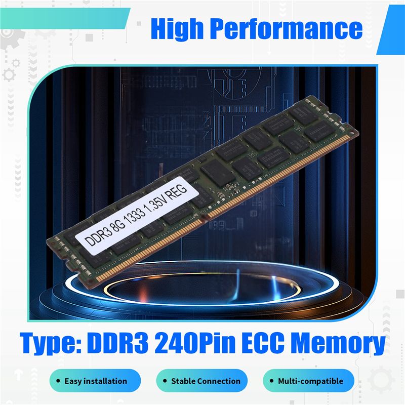 8GB DDR3 1333MHZ Ecc Ram Memor - Ecc Ram Server review and price
